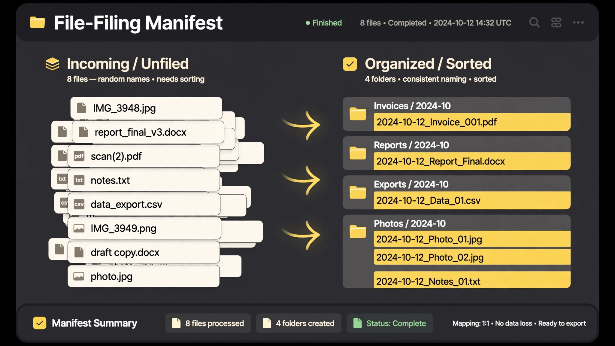File Filing Automation preview