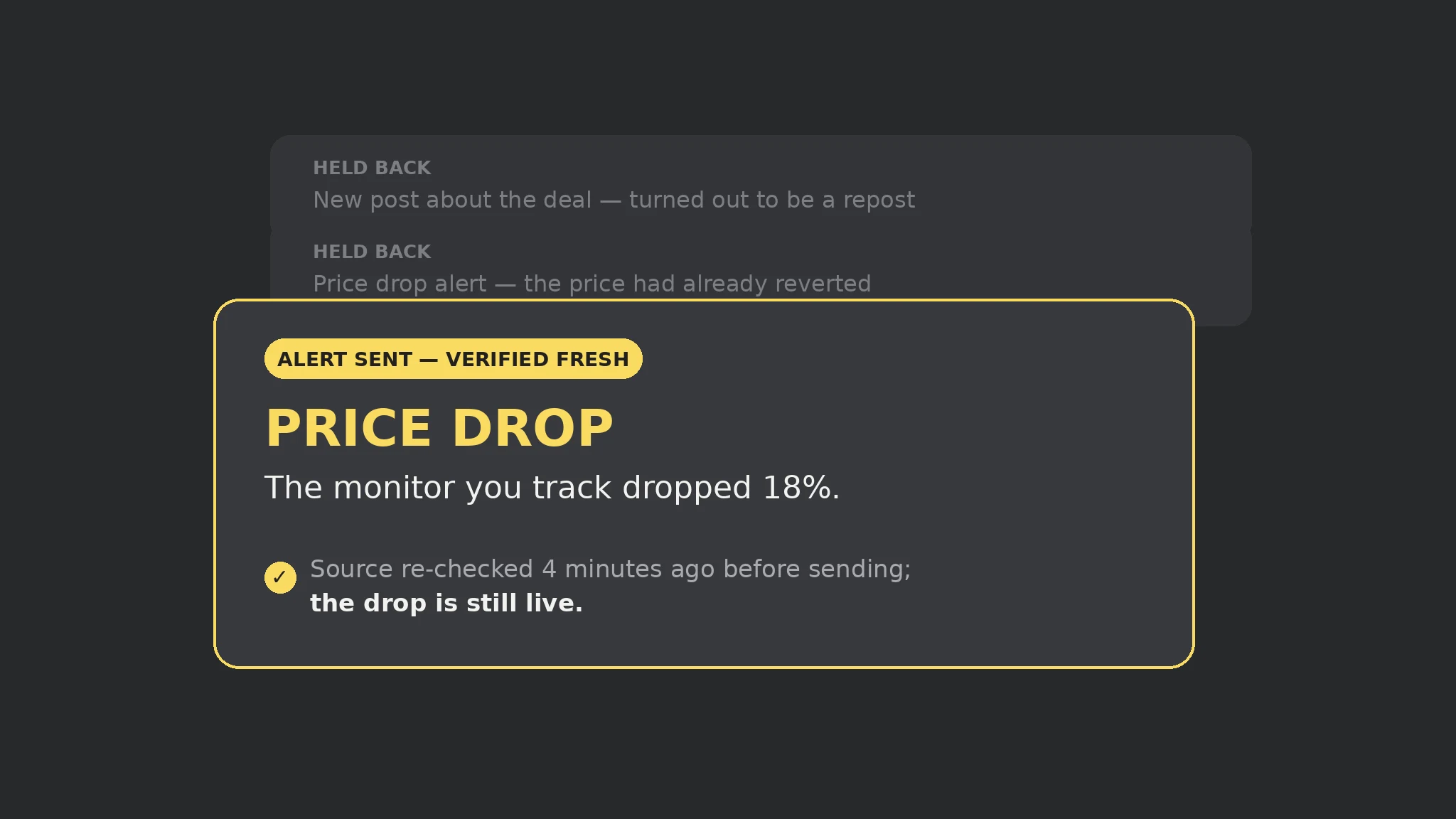 Freshness-Gated Alerts preview